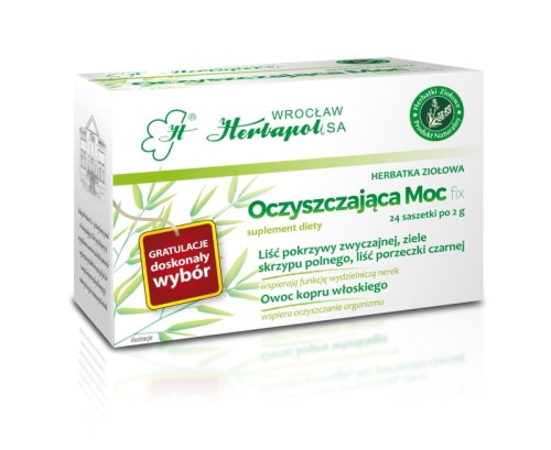 Herbata Herbapol Oczyszczająca Moc 24 torebki