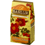 Herbata Basilur Magic Fruits Raspberry & Rosehip 100g stożek - czarna z maliną i różą