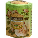 Herbata Basilur Bouquet Green Cream Fantasy 100g puszka -zielona liściasta truskawkowo-śmietankowa