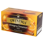 Herbata Twinings Orange & Cinnamon 25x2g - czarna aromatyzowana (pomarańcza, cynamon) w saszetkach