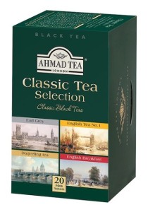 Herbata Ahmad Tea Classic Selection 20 torebek 4x5x2g - klasyczna czarna kolekcja w kopertach