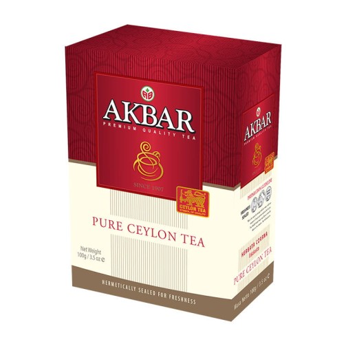 Herbata Akbar Tea Ceylon 100g w kartoniku