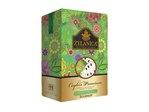 Herbata Zylanica Ceylon Premium Green Tea Soursop 100g