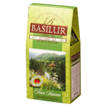 Herbata Basilur Four Seasons Summer 100g stożek - zielona liściasta z papają i poziomką