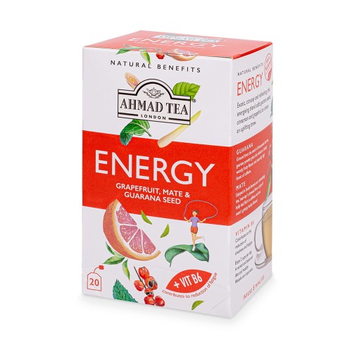 Herbata Ahmad Natural Benefits Energy 20 saszetek