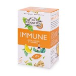 Herbata Ahmad Natural Benefits Immune 20x1,5g w saszetkach - Cytryna, imbir i kurkuma