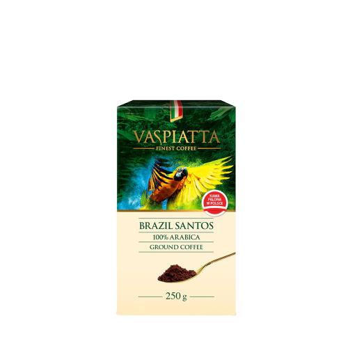 Kawa Vaspiatta Brasil Santos Mielona 250g