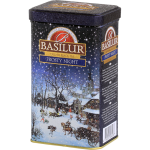 Herbata Basilur Frosty Night 85g puszka - czarna z nutą wanilii i migdałów