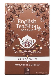 Herbata English Tea Shop Mate, Cocoa & Coconut 20 kopert - organiczna