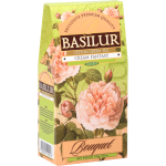 Herbata Basilur Bouquet Cream Fantasy 100g stożek - zielona liściasta Gunpowder z truskawką w śmietanie