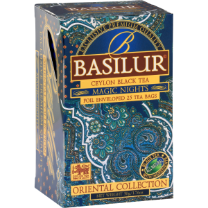 Herbata Basilur Oriental Collection Magic Nights 25 kopert -  czarna o smaku owoców