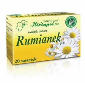 Herbata Ziołowa Herbapol Rumianek 20x1,5g w saszetkach - naturalna, bez aromatów