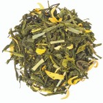 Herbata Zielona Sencha Kaktusowa 50g - z kwiatem pomarańczy 