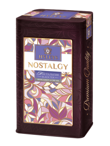 Herbata Hyleys Tea Moments Nostalgy 80g puszka - zielona z bławatkiem i bergamotką