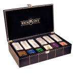 Skrzynka z herbatą Richmont 6x12 smaków - 72 saszetki 