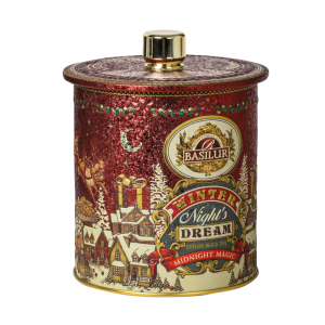 Herbata Basilur Midnight Magic 100g puszka - czarna z owocami wiśni