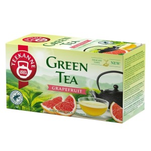 Herbata Zielona Teekanne Green Tea Grapefruit 20x1,75g grejpfrutowa w kopertach