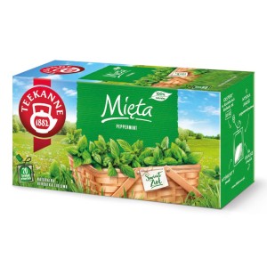 Herbata Teekanne Miętowa 20x1,5g - ziołowa mięta pieprzowa w kopertach
