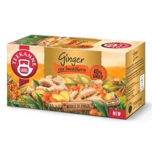 Herbata Teekanne Ginger Sea Buckthorn 20 kopert - imbir z rokitnikiem