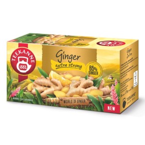 Herbata Teekanne Ginger Extra Strong 20 kopert - imbir 65%