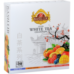 Zestaw Herbat Basilur Assorted White Tea 40 kopert - 4 smaki białych herbat