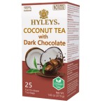 Herbata Hyleys Coconut Tea with Dark Chocolate 25 kopert - zielona herbata, kokos i ciemna czekolada