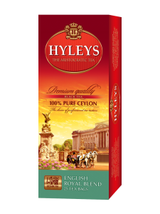 Herbata Hyleys English Royal Blend 25 torebek - czarna z cytrusami