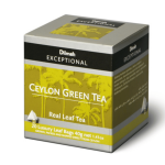 Herbata Dilmah Exceptional Ceylon Green 20x2g - zielona Gunpowder w piramidkach