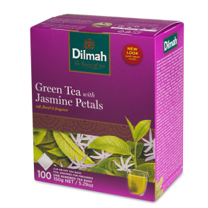 Herbata Dilmah Green Tea Jasmine 100x1,5g - 100% naturalna