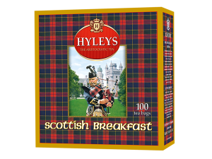 Herbata Hyleys Scottish Breakfast 100 torebek - czarna ekspresowa