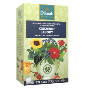 Herbata Dilmah Napar Korzenne Jagody 20x1,5g - ekspresowa mieszanka ziół i owoców
