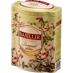 Herbata Basilur Bouquet Green White Magic 100g puszka - liściasta milk oolong