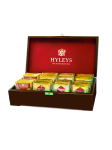 Herbata Hyleys English Collection Of Exquisite Tea 80 kopert drewniana skrzynka - zestaw 6 najlepszych smaków
