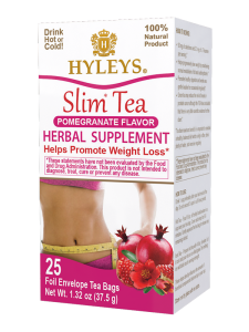 Herbata Hyleys Slim Tea Pomegranate 25 kopert - zielona, 100% naturalne składniki
