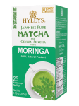 Herbata Hyleys Japanese Pure Matcha with Moringa 25 kopert - 100% naturalne składniki
