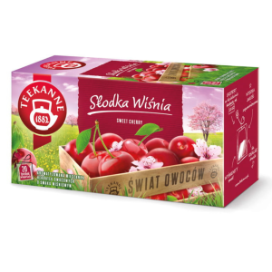 Herbata Teekanne Słodka Wiśnia 20 kopert - owocowa wiśniowa