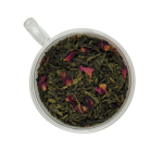 Zielona Herbata Sencha Japońska Wiśnia 50g - z kwiatem wiśni