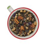 Zielona Herbata Śliwki w Cynamonie 50g - z rooibosem, śliwkami i korą cynamonowca