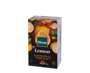 Herbata Dilmah Lemon 20x1,5g - ekspresowa czarna o smaku cytrynowym