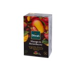 Herbata Dilmah Mango & Strawberry 20x1,5g - ekspresowa czarna o smaku mango z truskawką