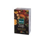 Herbata Dilmah Orange & Ginger 20x1,5g - ekspresowa czarna o smaku pomarańczy z imbirem