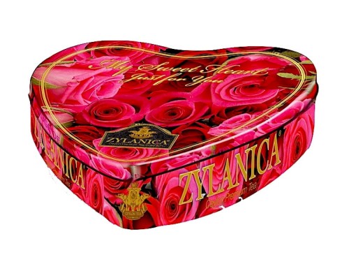 Herbata Zylanica Red Rose Heart Caddy 100g puszka