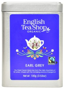 Herbata English Tea Shop Earl Grey 100g - czarna liściasta organiczna w puszce