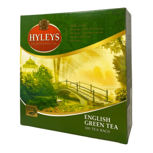 Herbata Hyleys English Green 100x2g torebek - zielona ekspresowa