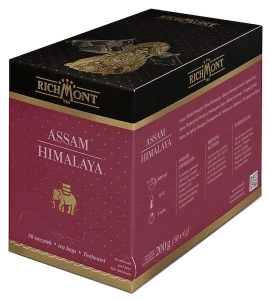 Herbata Richmont Assam Himalaya 50x4g USZKODZONE OPAKOWANIE - indyjska