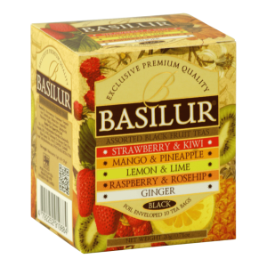 Zestaw Herbat Basilur Assorted Magic Fruits 10 kopert  – 5 smaków czarnych herbat