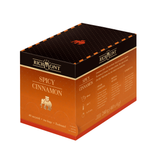 Herbata Richmont Spicy Cinnamon 40 saszetek po 6g - korzenna z rooibosem