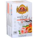 Herbata Basilur White Tea Peach Rose 20 kopert - biała z nutą brzoskwini