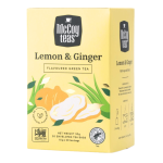 Herbata McCoy Green Tea Lemon Ginger 20x1,5g w kopertach - zielona z trawą cytrynową i imbirem WYPRZEDAŻ