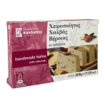 Chałwa Grecka Kandy's o smaku migdałowym 200g - sezamowa z migdałami